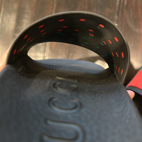 Gucci black-red-green slide size 36 or US 6 - Picture 9 of 11